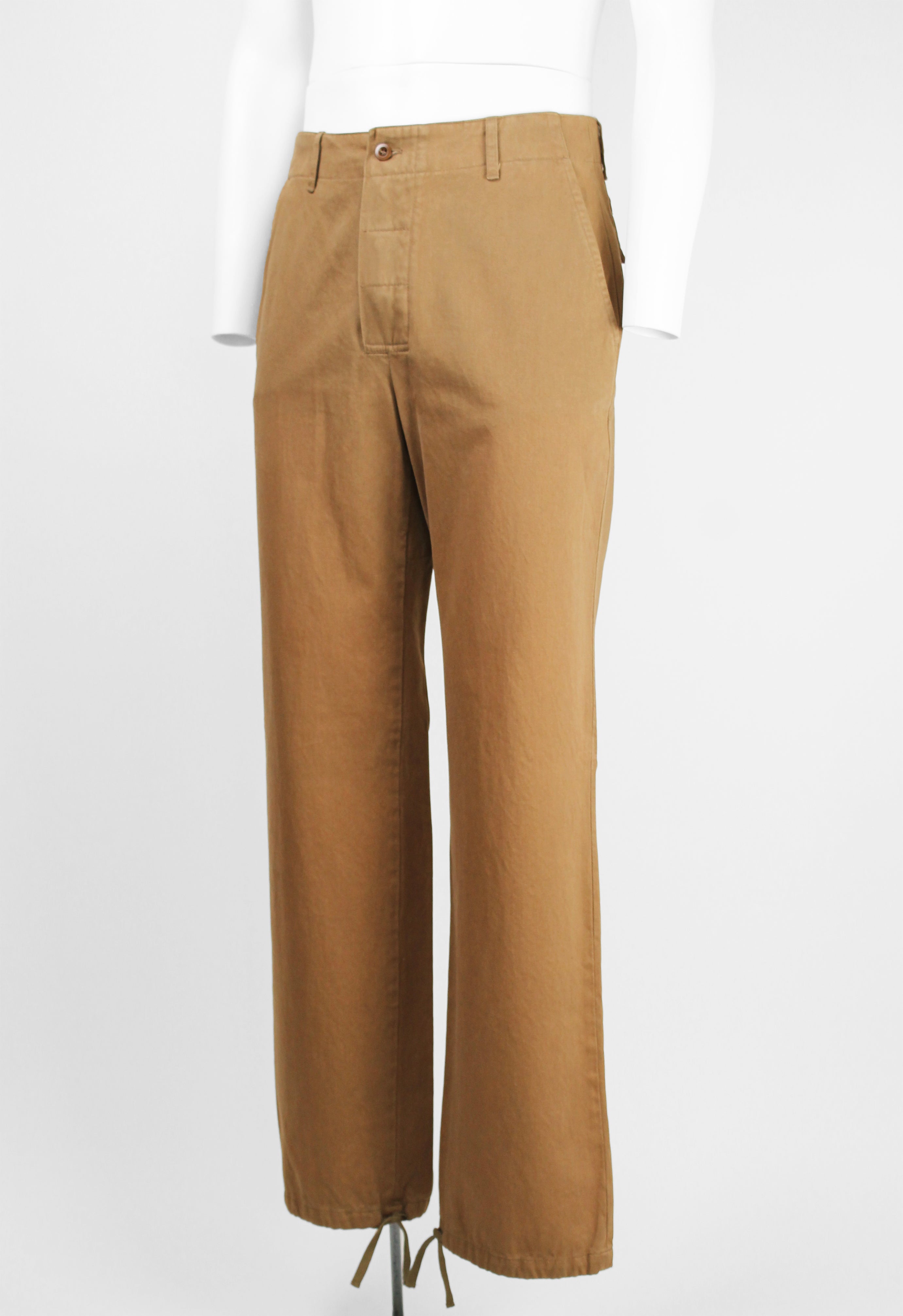 MIU MIU FW 2001 HEAVY COTTON TROUSERS