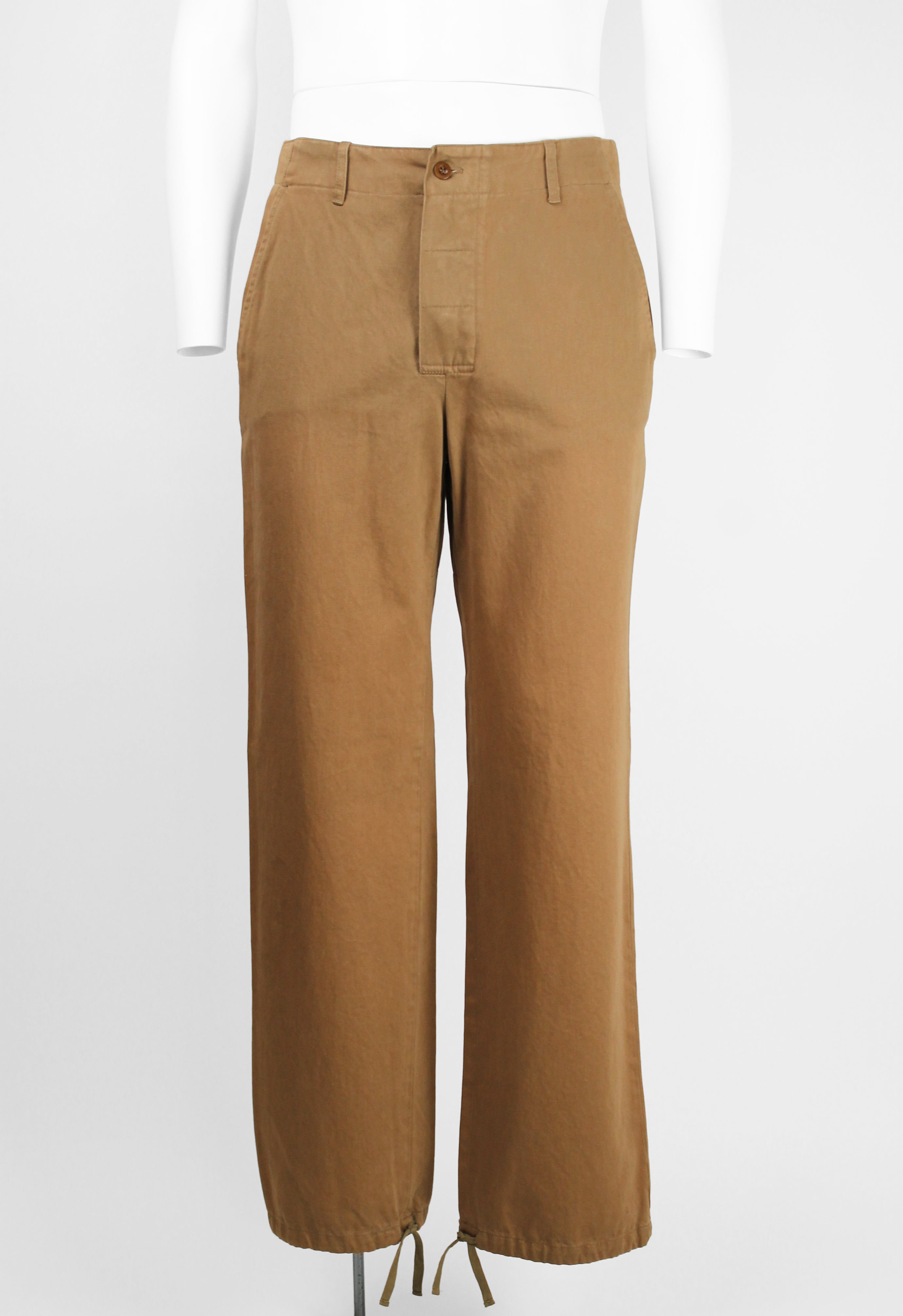 MIU MIU FW 2001 HEAVY COTTON TROUSERS