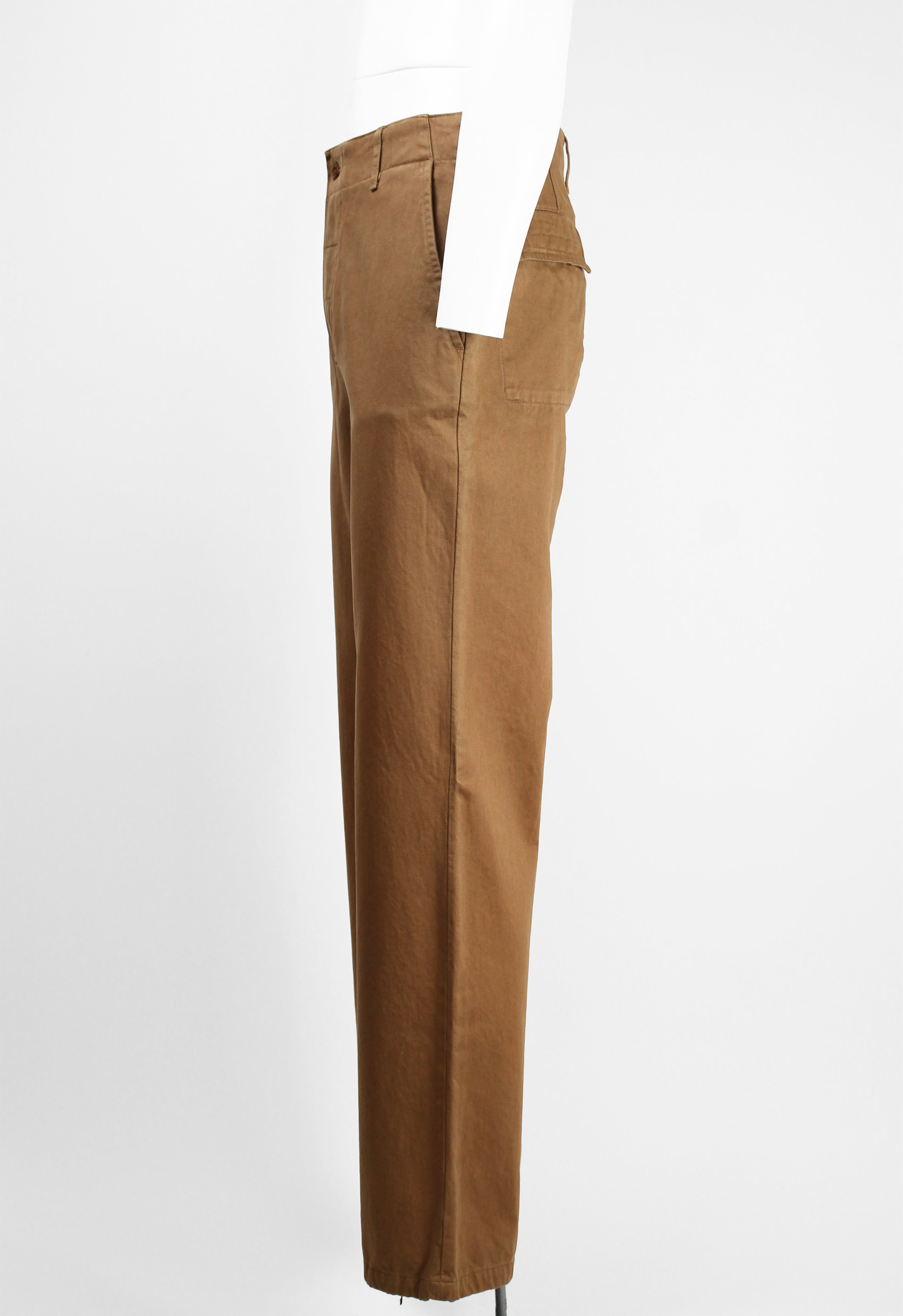 MIU MIU FW 2001 HEAVY COTTON TROUSERS