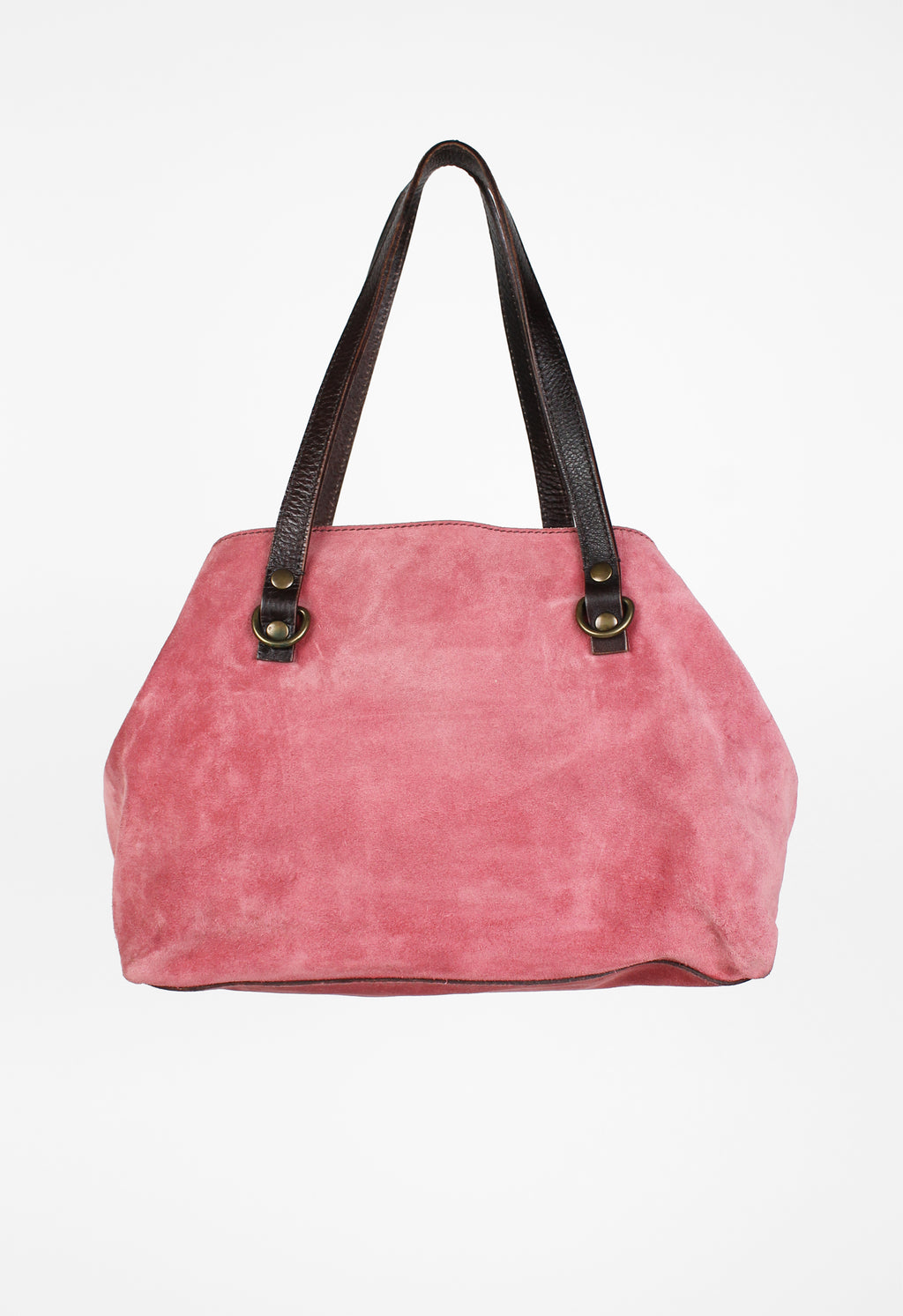 MIU MIU PINK SUEDE POUCH SHOULDER BAG