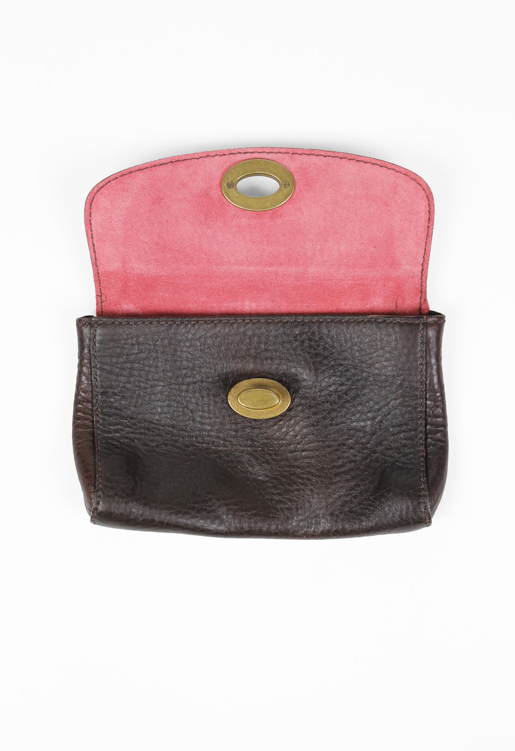 MIU MIU PINK SUEDE POUCH SHOULDER BAG