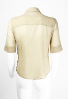 MIU MIU SS 2002 SHEER SHIRT