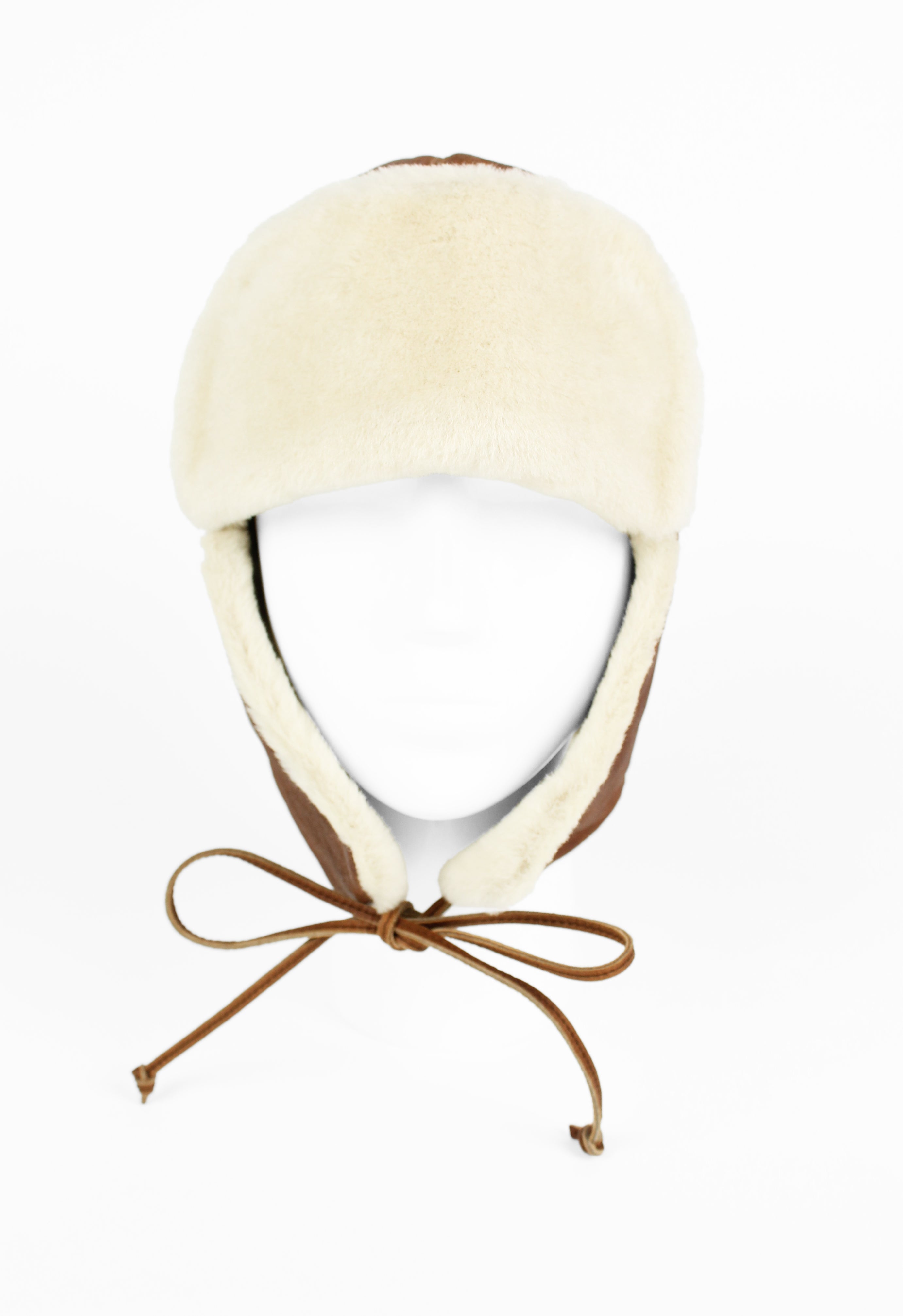 MIU MIU SHEARLING AVIATOR HAT