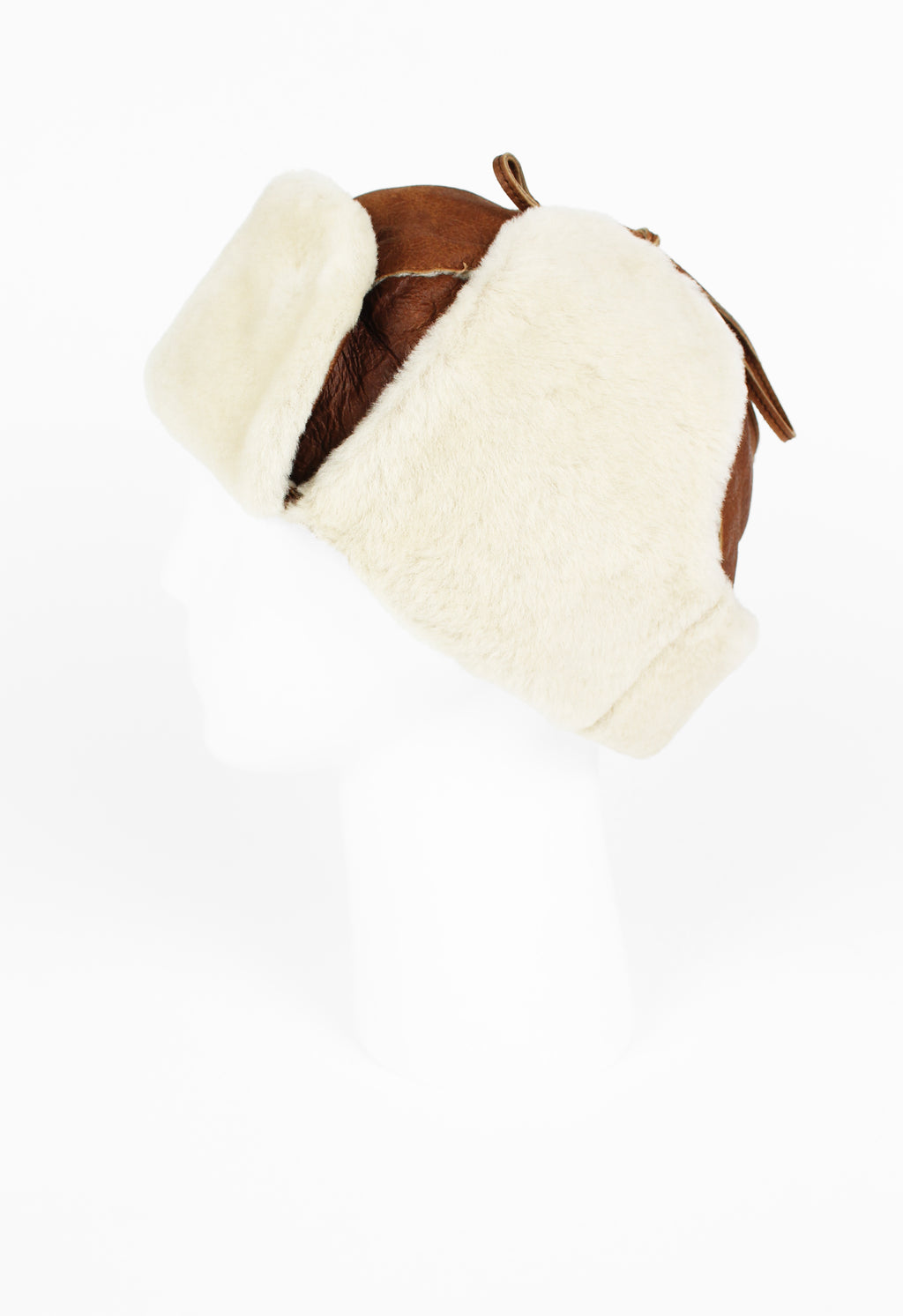 MIU MIU SHEARLING AVIATOR HAT