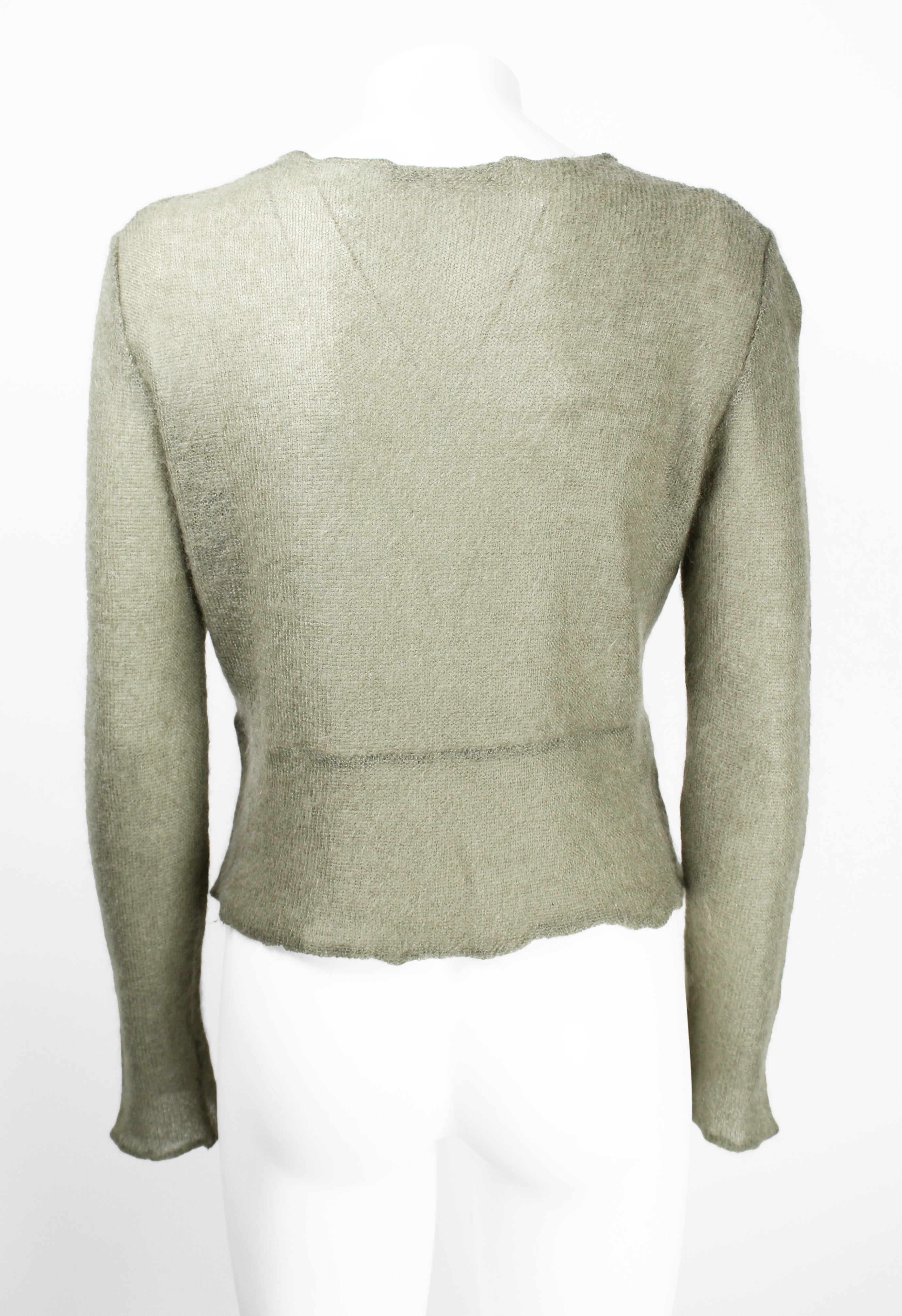 MIU MIU FW 1997 SHEER MOHAIR KNIT