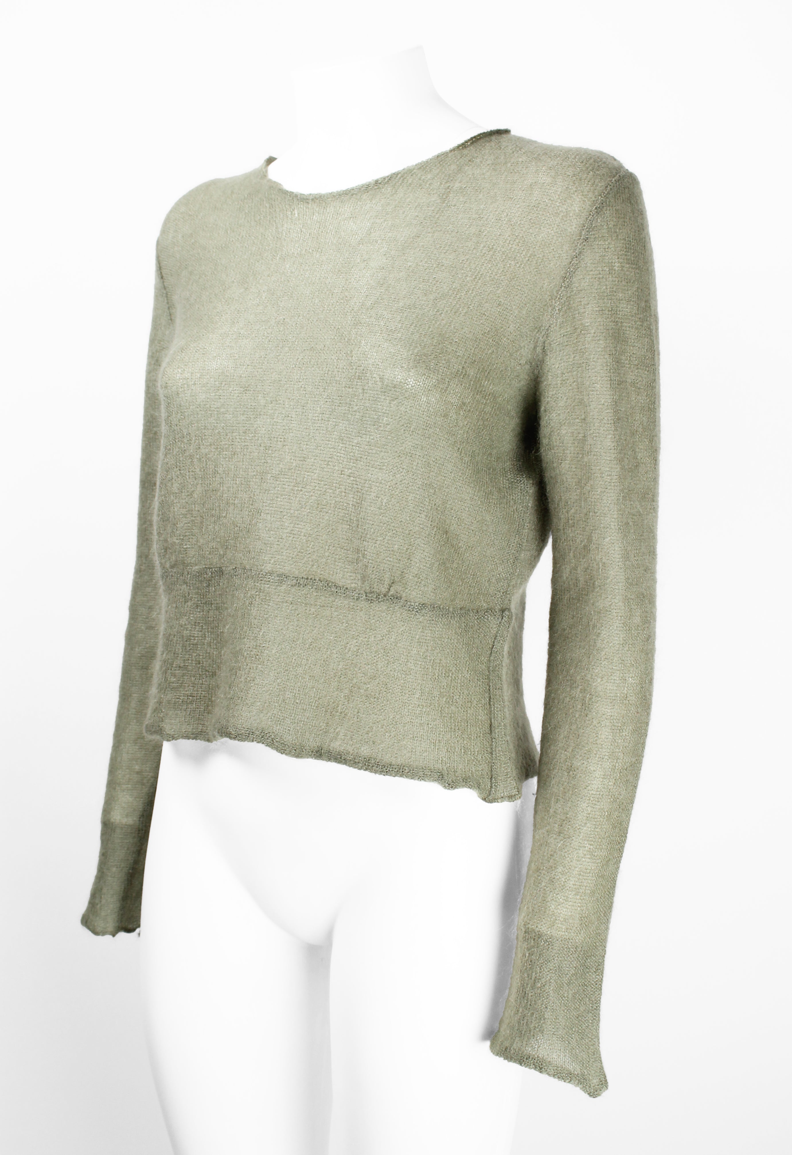 MIU MIU FW 1997 SHEER MOHAIR KNIT