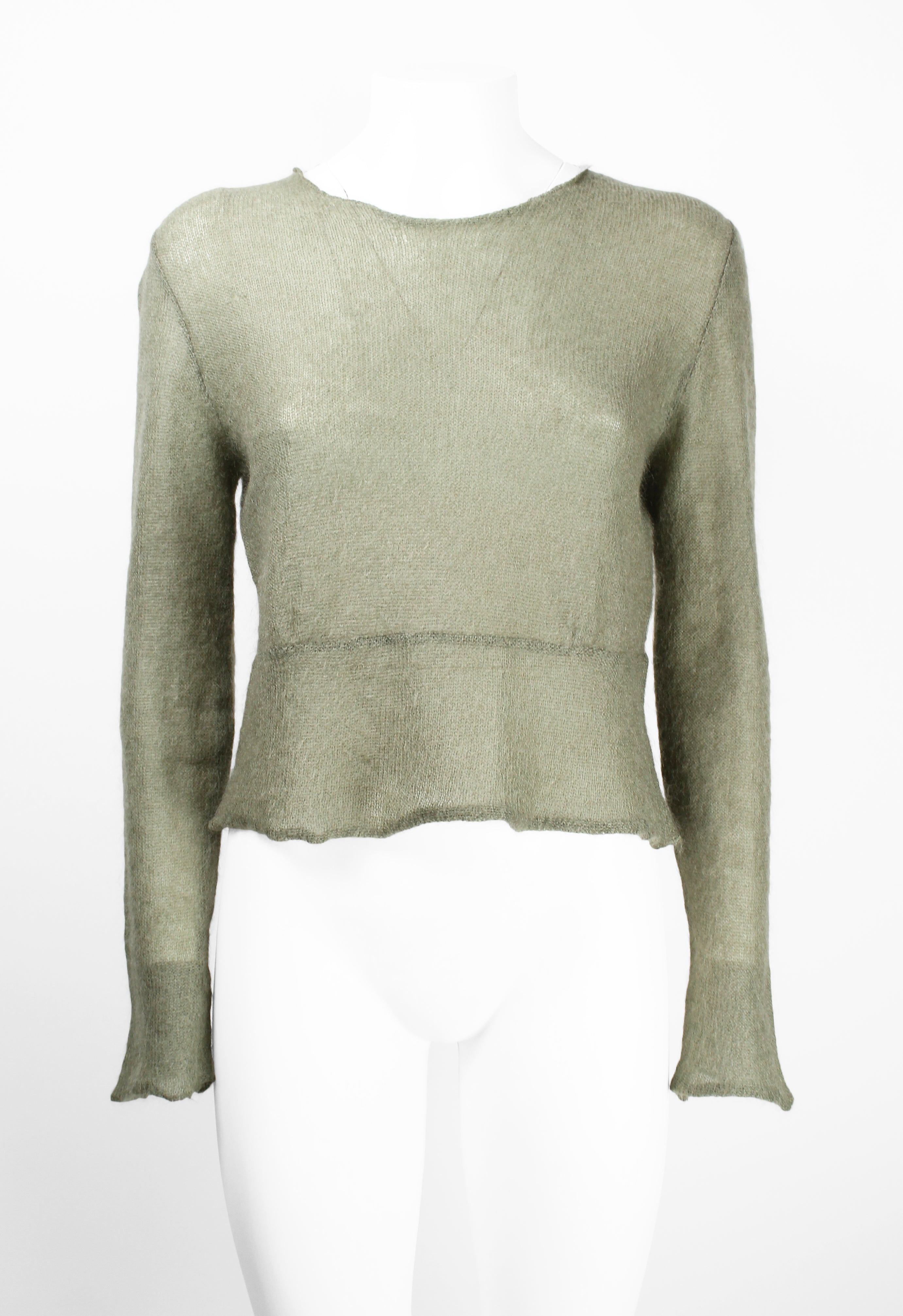 MIU MIU FW 1997 SHEER MOHAIR KNIT