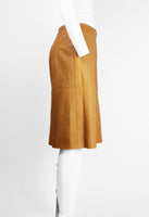 MIU MIU WESTERN LEATHER WRAP SKIRT