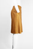 MIU MIU WESTERN LEATHER WRAP SKIRT