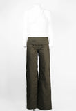 MIU MIU FW 1999 PADDED NYLON WAIST BAG TROUSERS