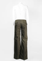 MIU MIU FW 1999 PADDED NYLON WAIST BAG TROUSERS
