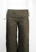 MIU MIU FW 1999 PADDED NYLON WAIST BAG TROUSERS