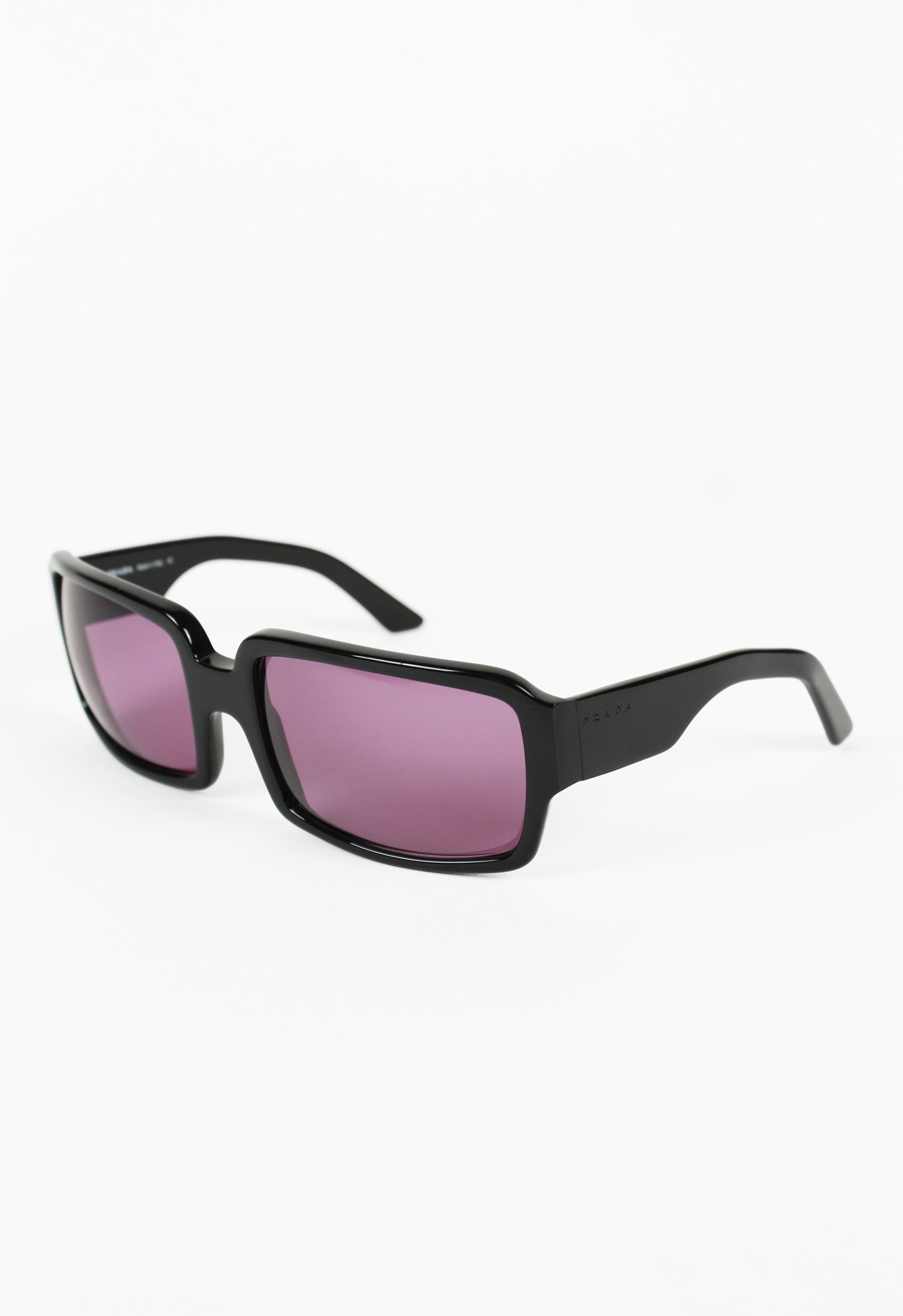 PRADA FW 2000 SQUARE OVERSIZED PURPLE LENS SUNGLASSES