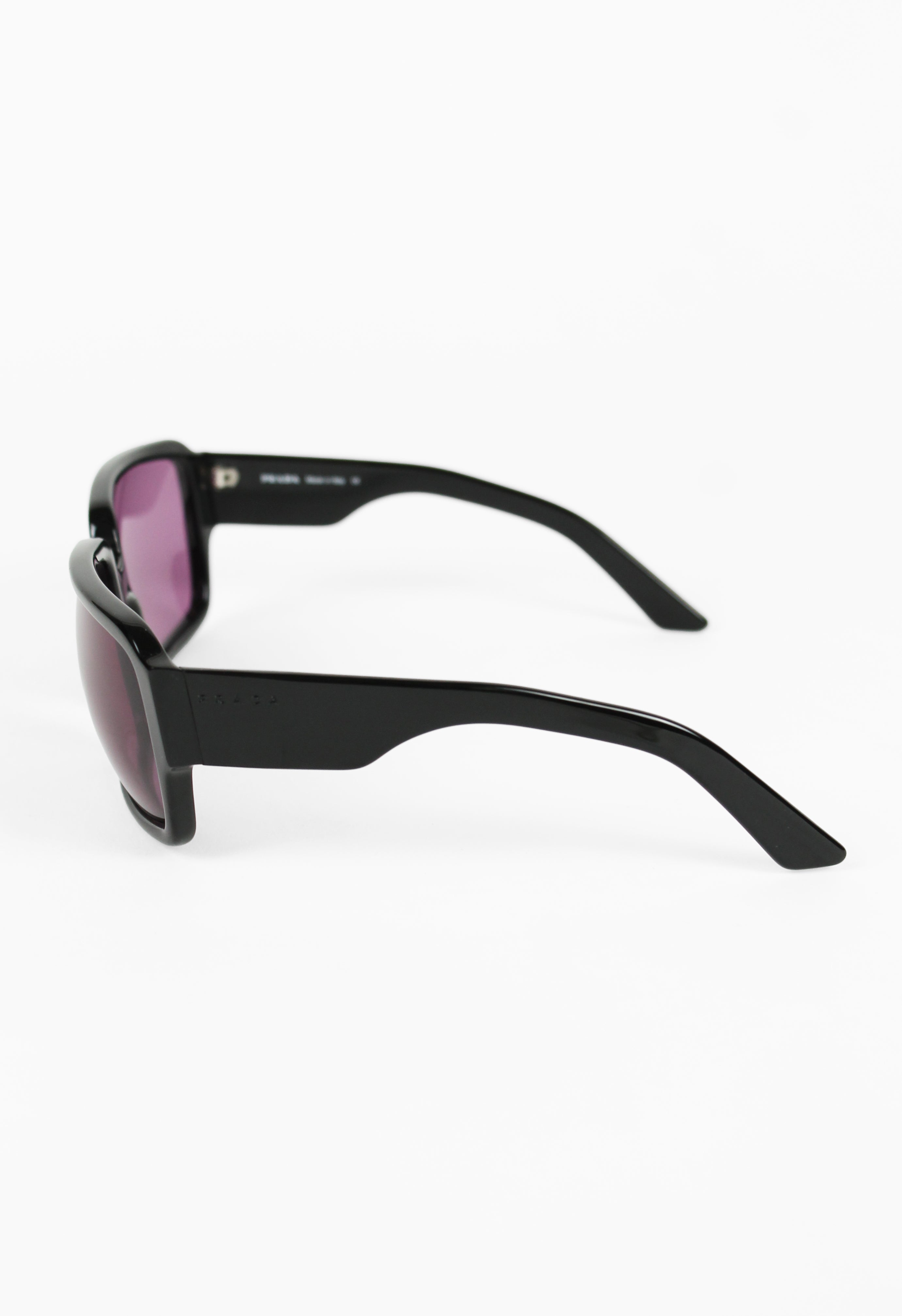 PRADA FW 2000 SQUARE OVERSIZED PURPLE LENS SUNGLASSES