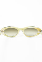 PRADA SS 2001 HORN-EFFECT CAT EYE SUNGLASSES