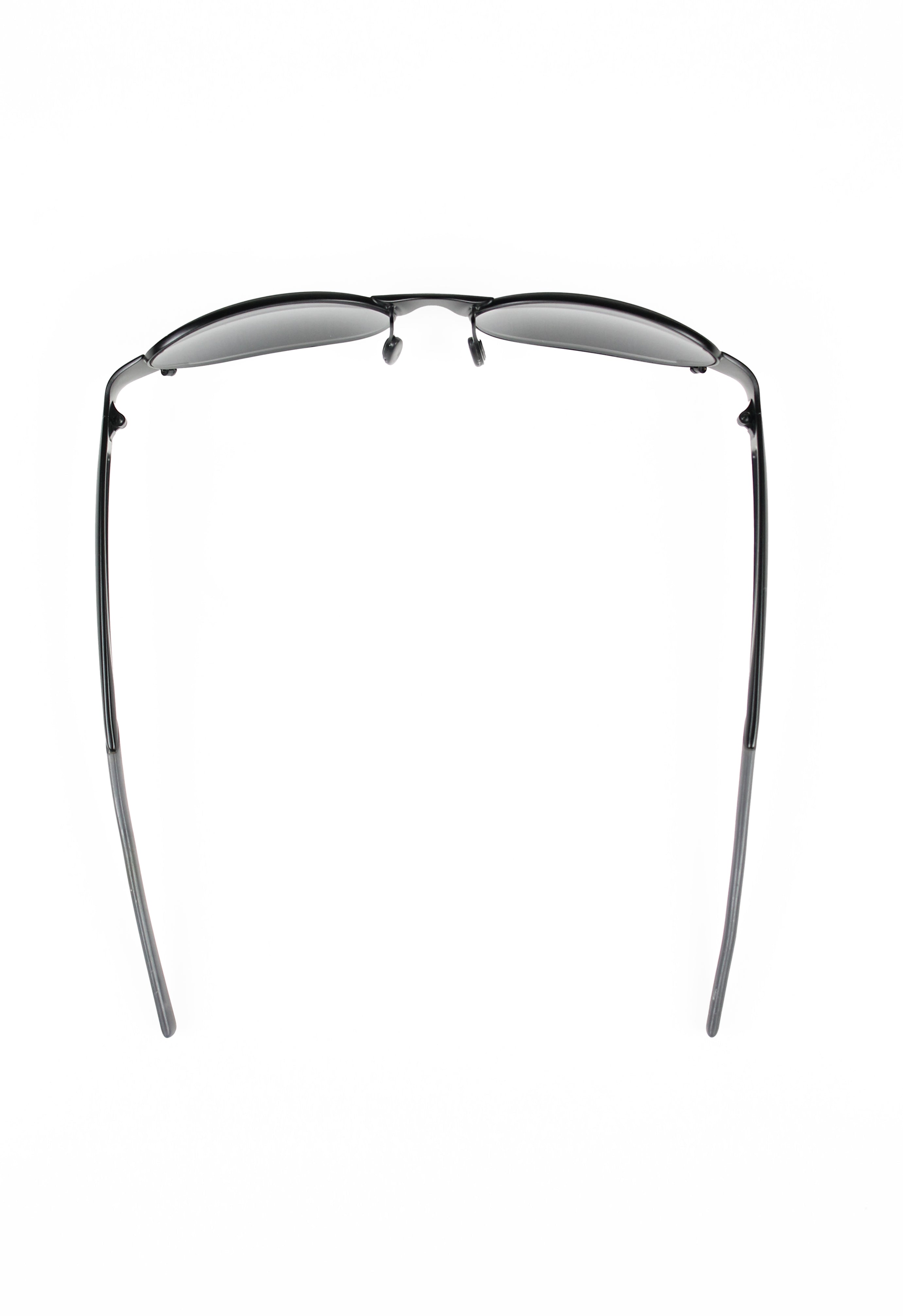 PRADA SS 2000 MATTE BLACK METAL SUNGLASSES