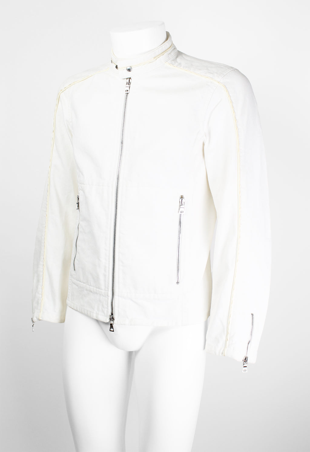 PRADA SS 2000 COTTON BIKER JACKET