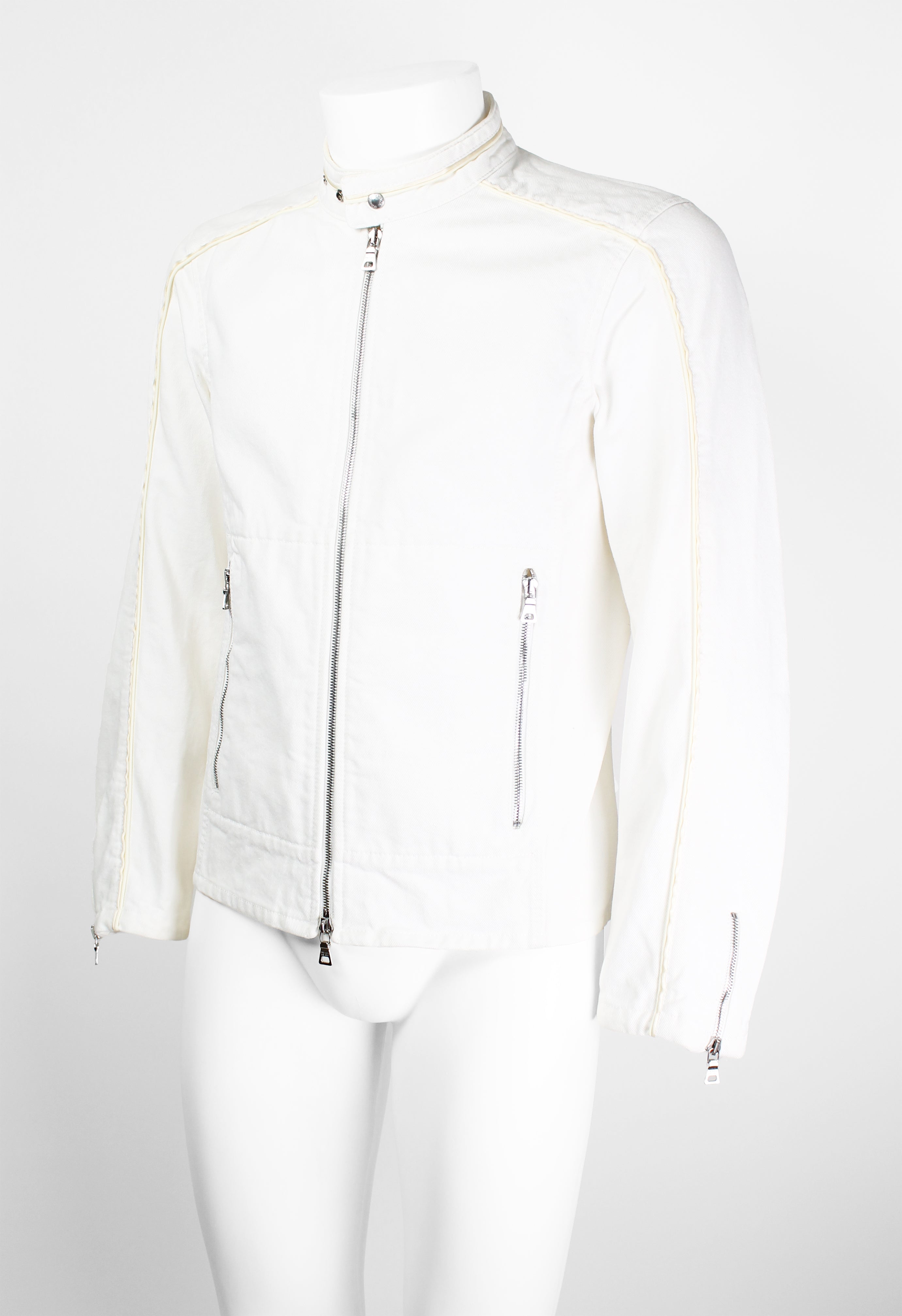 PRADA SS 2000 COTTON BIKER JACKET
