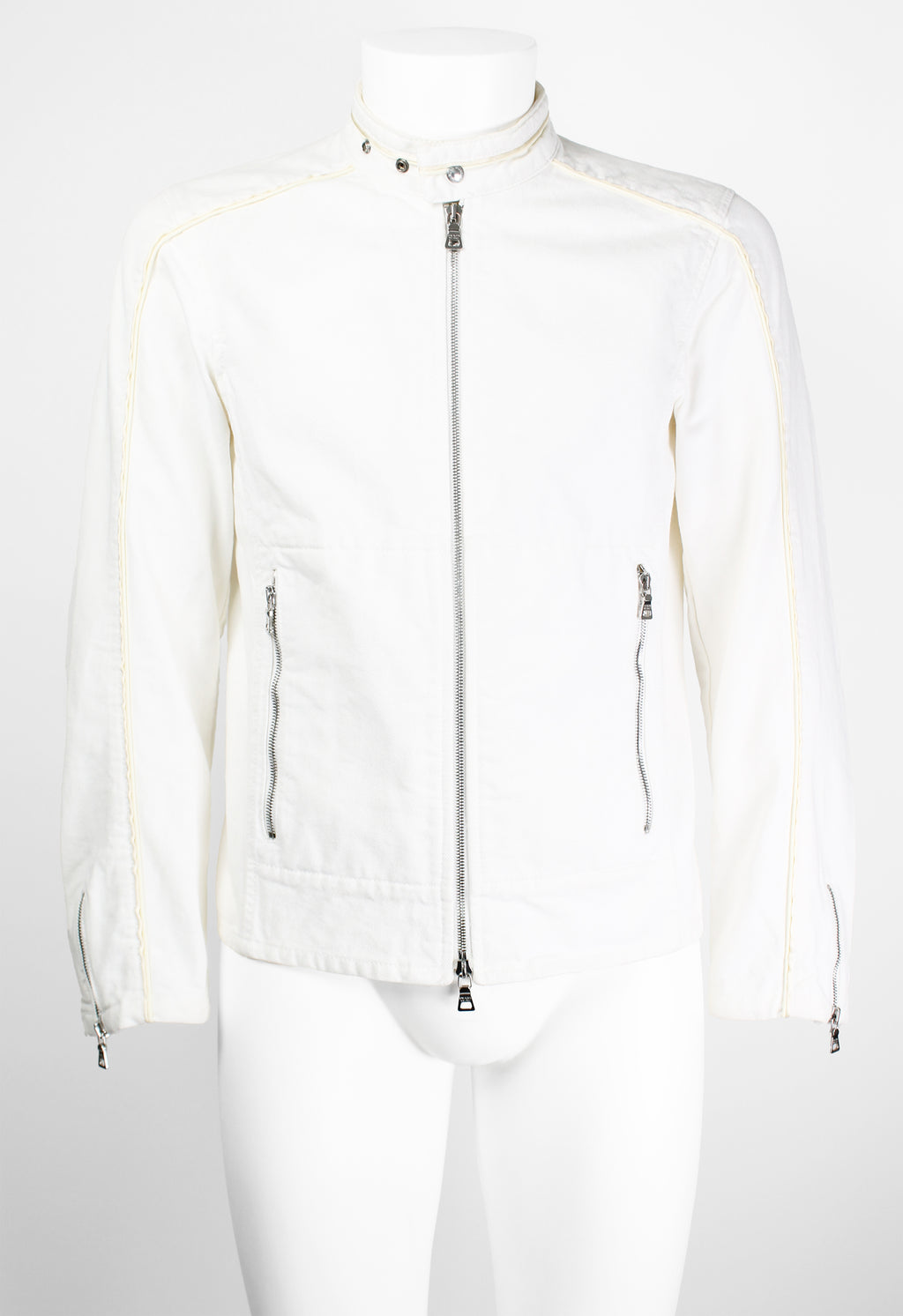 PRADA SS 2000 COTTON BIKER JACKET