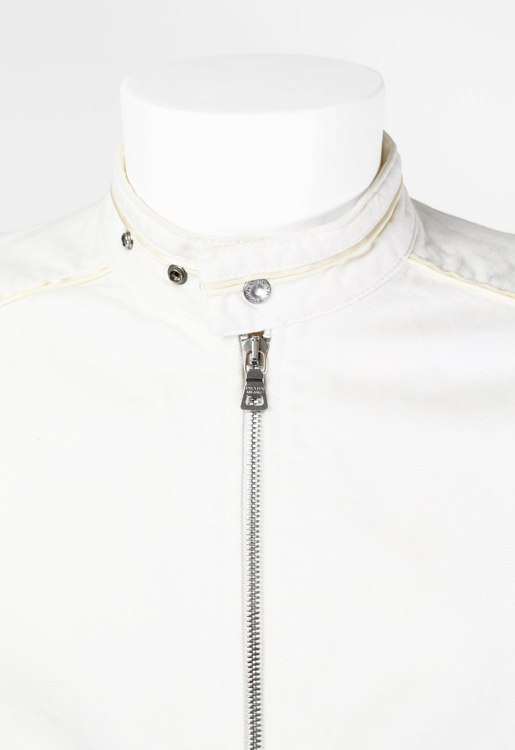 PRADA SS 2000 COTTON BIKER JACKET