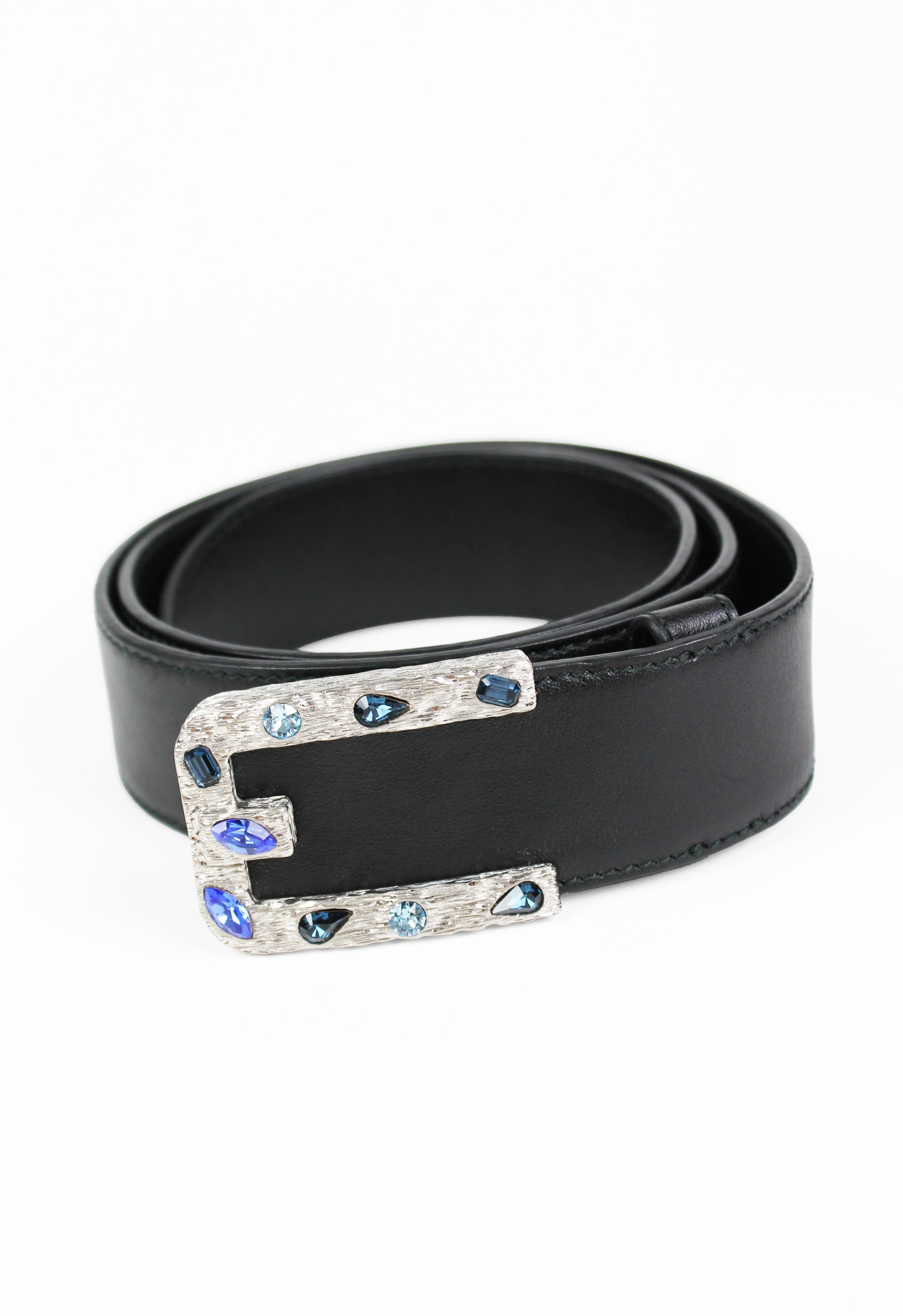 PRADA EMBELLISHED GEMSTONE BELT