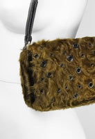 PRADA FW 1999 FUR EYELET SHOULDER BAG