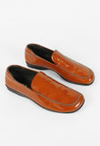 PRADA FW 1999 ORANGE PATENT LOAFERS