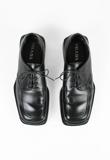 PRADA FW 1999 SQUARE TOE LAYERED SOLE SHOES – THE 543