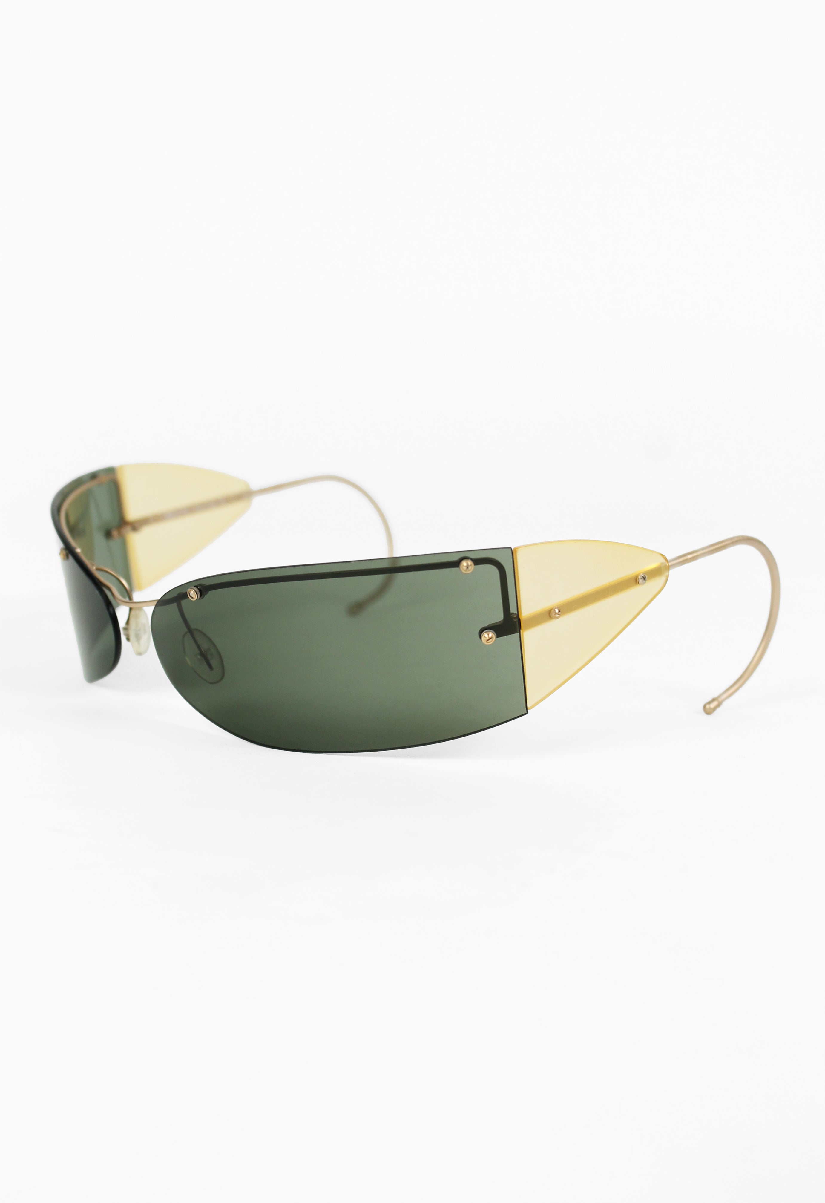 PRADA FW 2001 FUTURISTIC SHIELD SUNGLASSES – THE 543