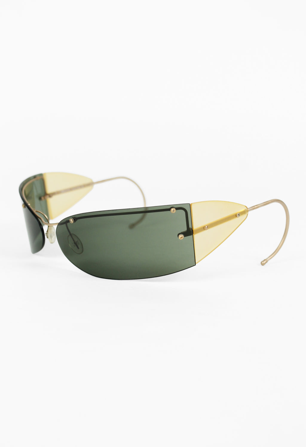 PRADA FW 2001 FUTURISTIC SHIELD SUNGLASSES