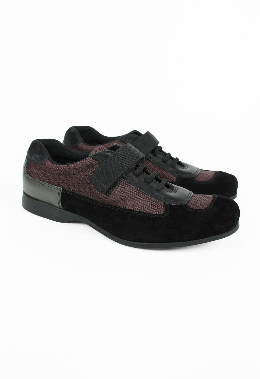 PRADA FW 2002 SUEDE & MESH HYBRID TRAINERS
