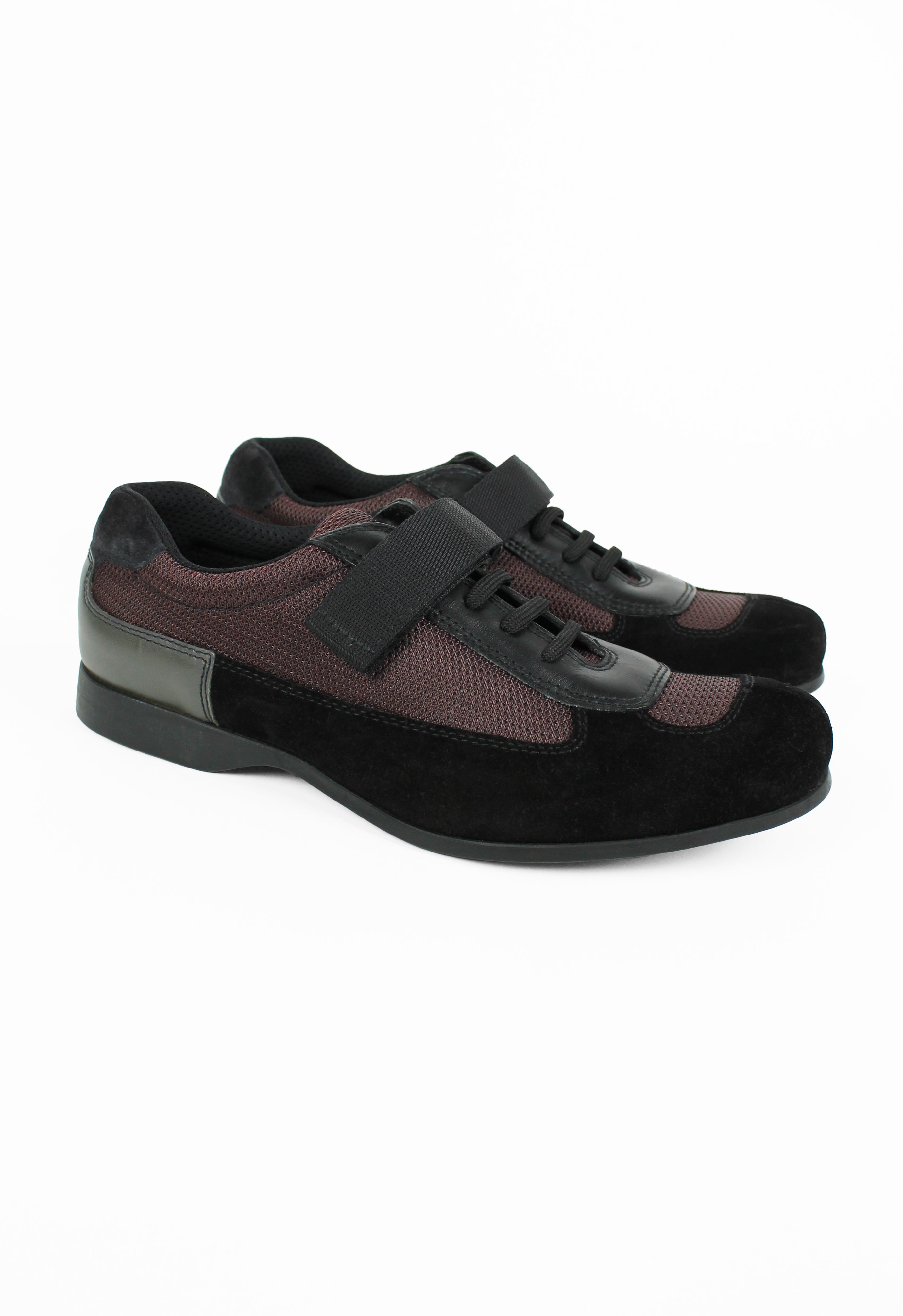 PRADA FW 2002 SUEDE & MESH HYBRID TRAINERS