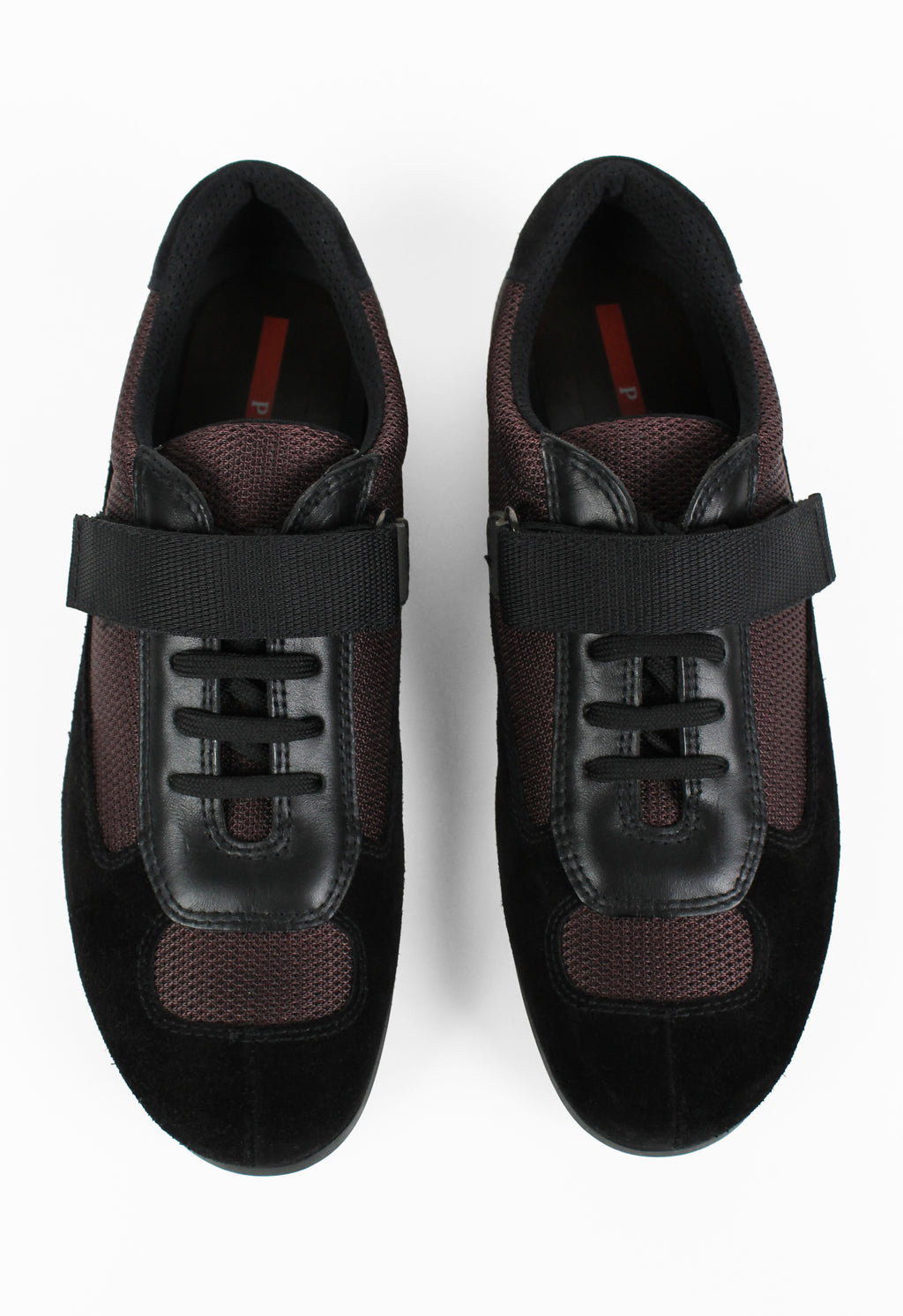 PRADA FW 2002 SUEDE & MESH HYBRID TRAINERS
