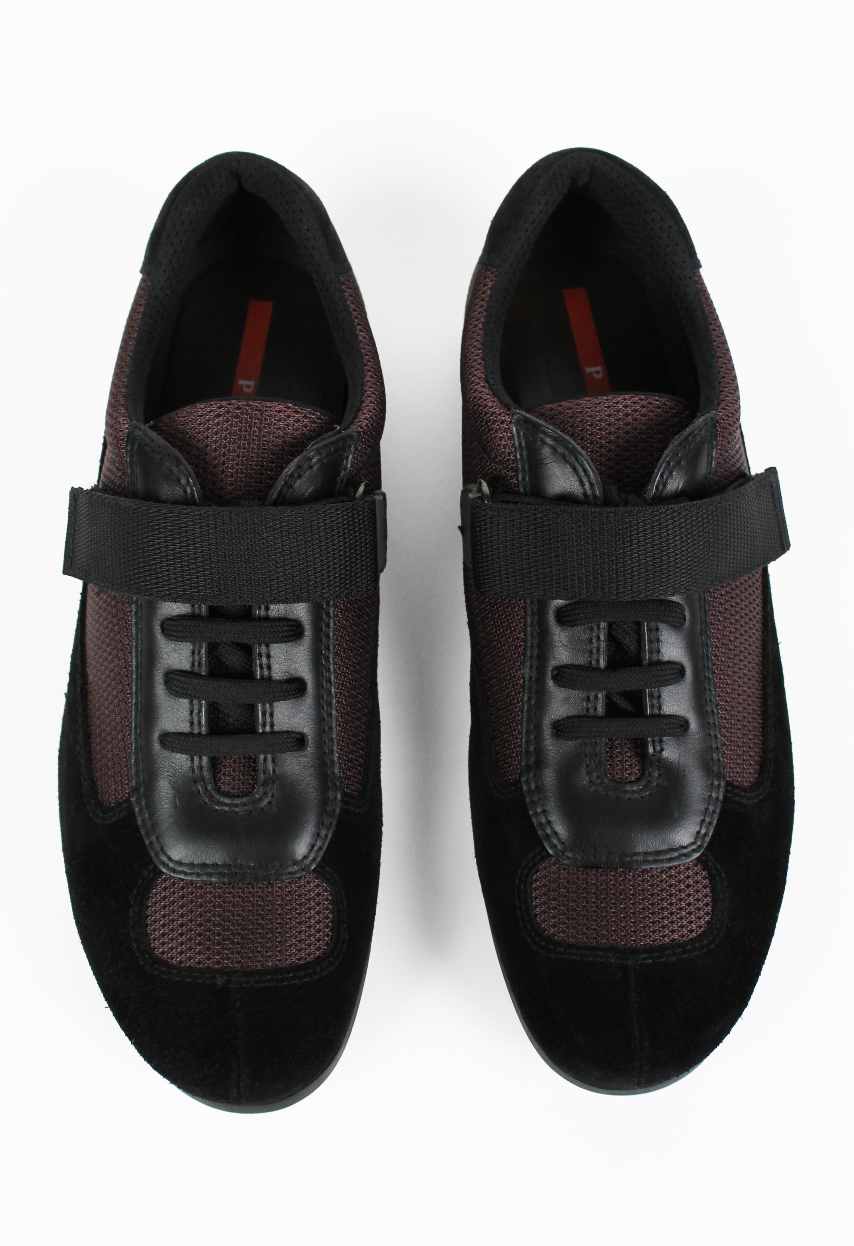 PRADA FW 2002 SUEDE & MESH HYBRID TRAINERS