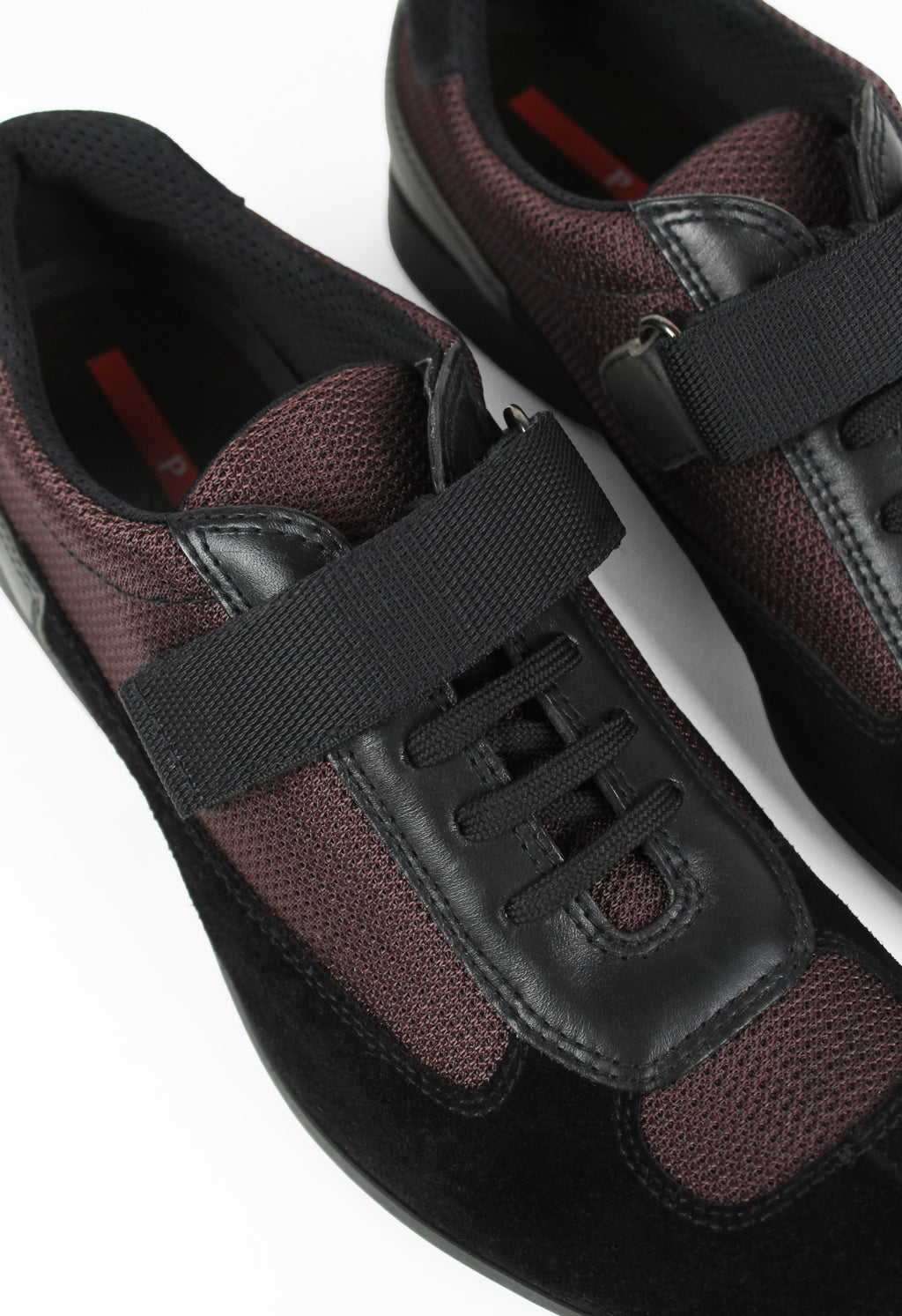 PRADA FW 2002 SUEDE & MESH HYBRID TRAINERS