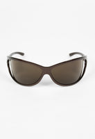 PRADA FW 2004 METALLIC EXTREME WRAPAROUND SUNGLASSES