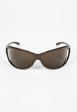 PRADA FW 2004 METALLIC EXTREME WRAPAROUND SUNGLASSES