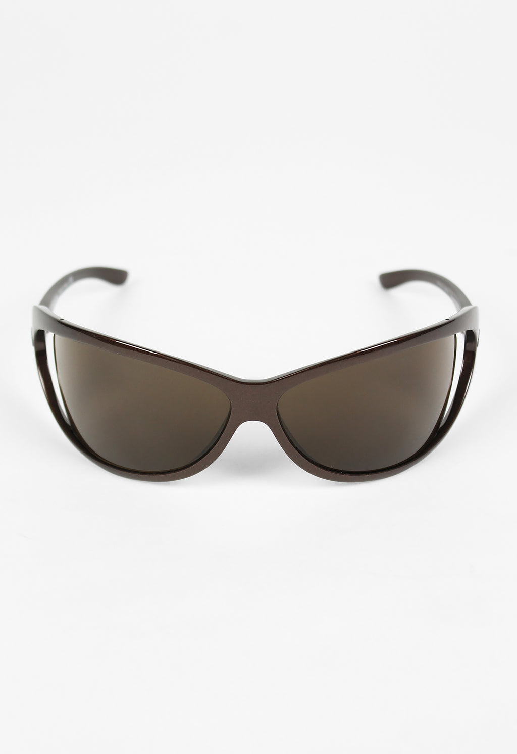 PRADA FW 2004 METALLIC EXTREME WRAPAROUND SUNGLASSES