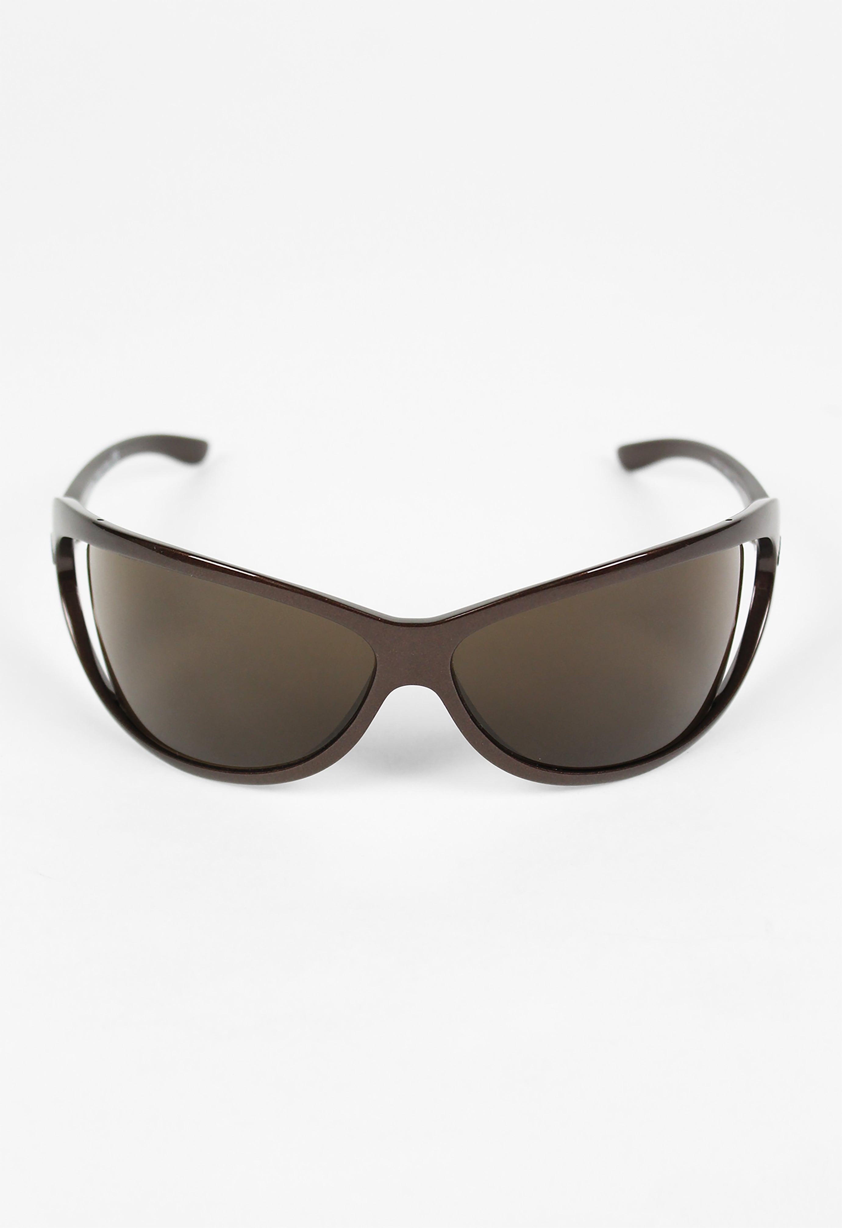 PRADA FW 2004 METALLIC EXTREME WRAPAROUND SUNGLASSES