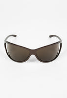 PRADA FW 2004 METALLIC EXTREME WRAPAROUND SUNGLASSES