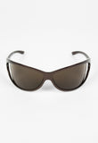 PRADA FW 2004 METALLIC EXTREME WRAPAROUND SUNGLASSES