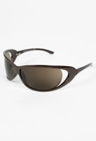 PRADA FW 2004 METALLIC EXTREME WRAPAROUND SUNGLASSES