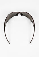 PRADA FW 2004 METALLIC EXTREME WRAPAROUND SUNGLASSES