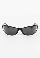 PRADA FW 2004 MATTE BLACK EXTREME WRAPAROUND SUNGLASSES