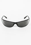 PRADA FW 2004 MATTE BLACK EXTREME WRAPAROUND SUNGLASSES