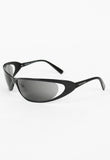 PRADA FW 2004 MATTE BLACK EXTREME WRAPAROUND SUNGLASSES