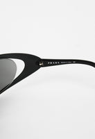 PRADA FW 2004 MATTE BLACK EXTREME WRAPAROUND SUNGLASSES