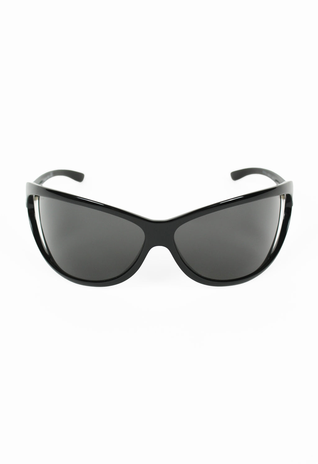 PRADA FW 2004 BLACK OVERSIZED EXTREME WRAPAROUND SUNGLASSES