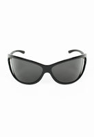 PRADA FW 2004 BLACK OVERSIZED EXTREME WRAPAROUND SUNGLASSES