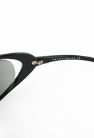 PRADA FW 2004 BLACK OVERSIZED EXTREME WRAPAROUND SUNGLASSES